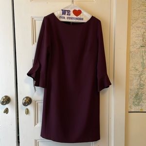 Karl Lagerfeld Burgundy Dress